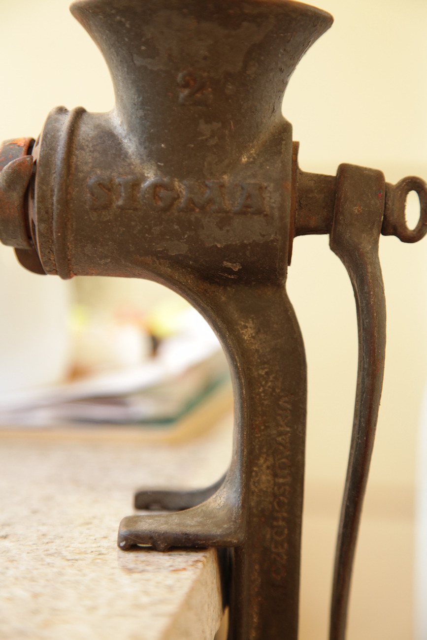 Antique Grinder, Made in Czechoslovakia Meat Grinders