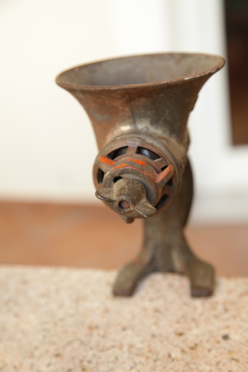 Antique Grinder, Made in Czechoslovakia Meat Grinders