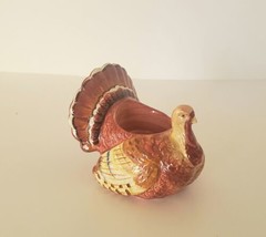 Thanksgiving Yankee Candle Ceramic Turkey Votive Tealight Holder 2012 - $14.95