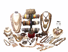 Large Safari Inspired Jewelry 10lb Lot Coach Amrita Singh Vita Coldwater Creek image 1