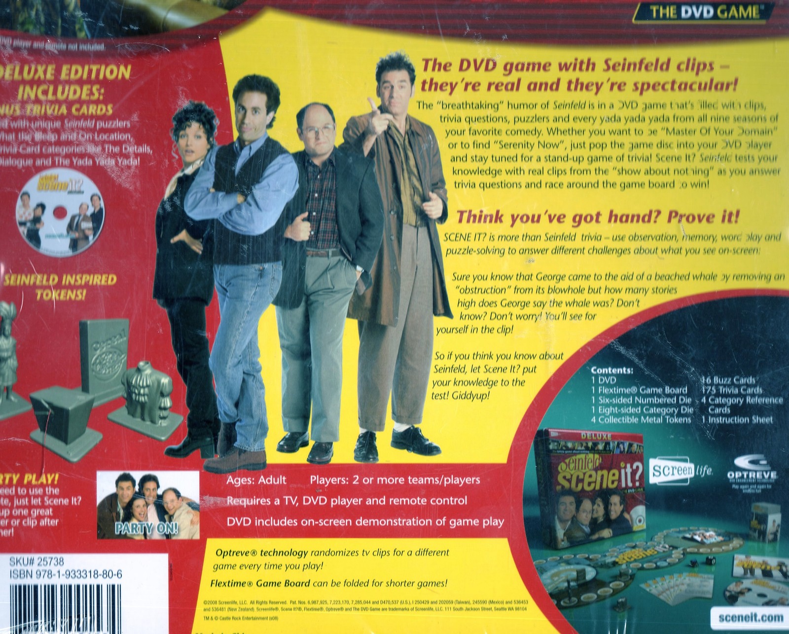 Seinfeld Scene It ? Deluxe Board Game Contemporary Manufacture