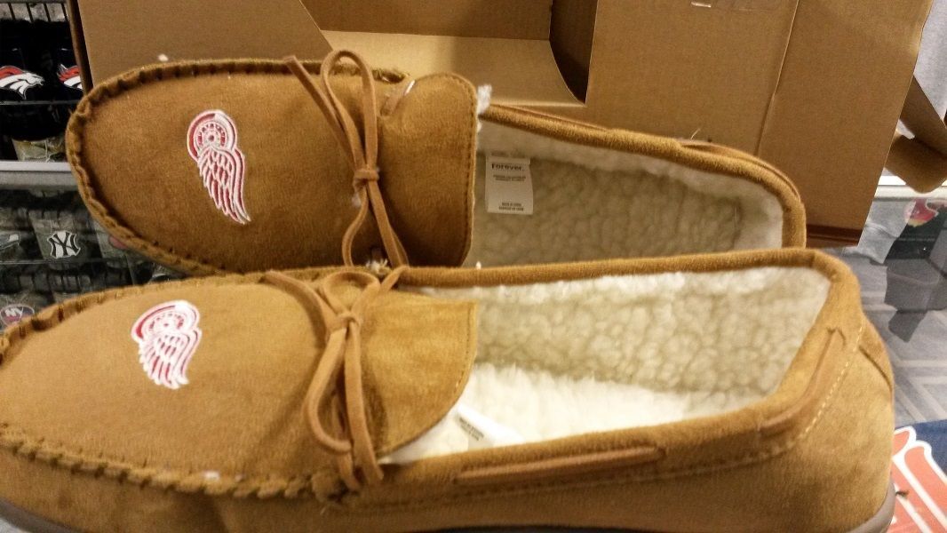 red wing moccasin slippers