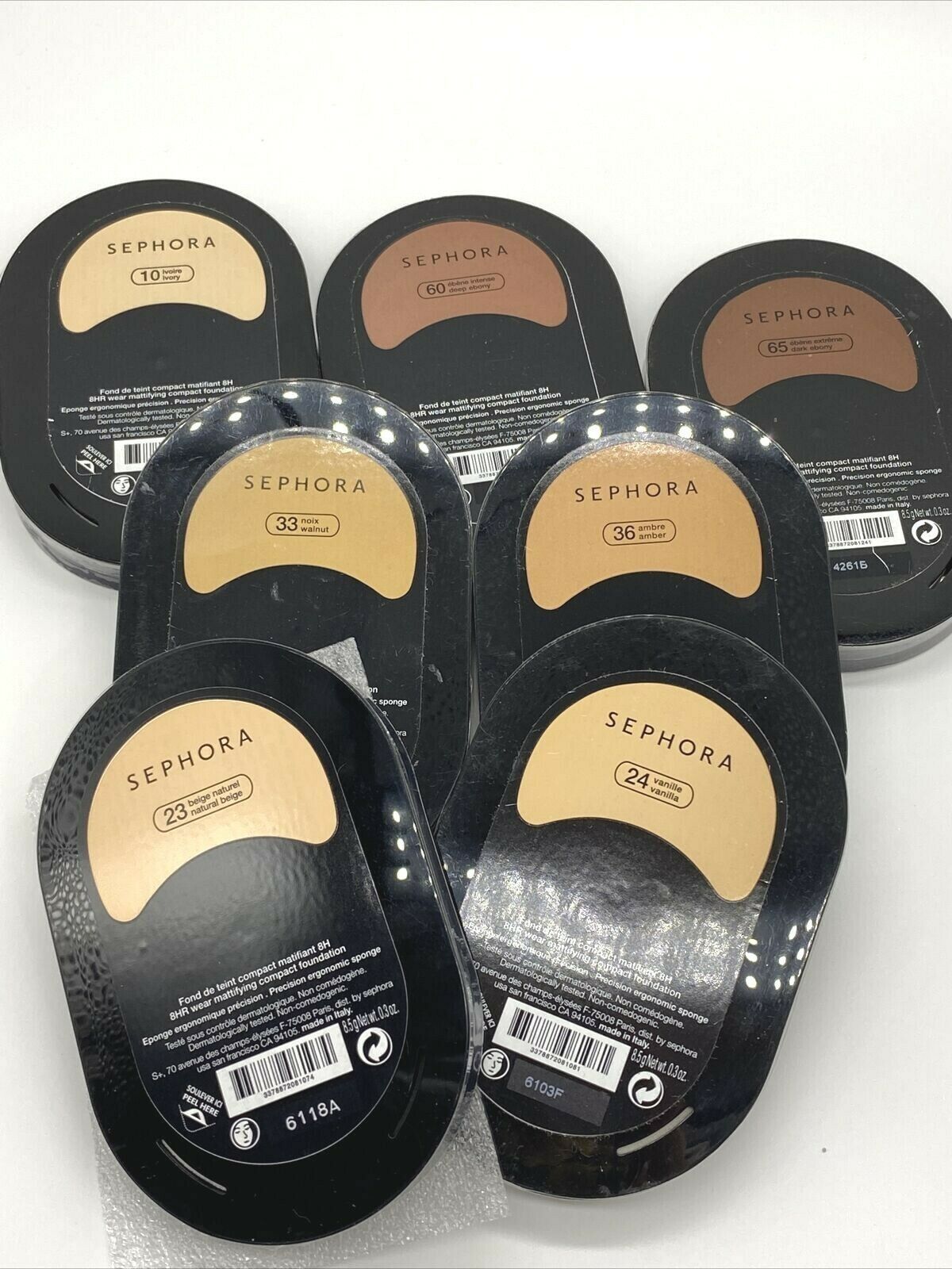 Sephora 8HR Wear Mattifying Compact Foundation ~Assorted Shades YOU PICK~ SEALED - $24.66 - $29.61