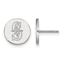 SS MLB  Seattle Mariners Small Disc Earrings - $75.00