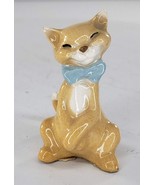 Hagen Renaker Happy Cat Orange Bow Tie Miniature Figurine *Repaired* - $37.39