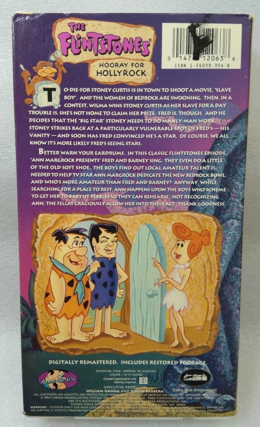 VHS The Flintstones - Hooray for Hollyrock and similar items