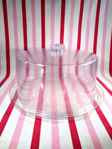 Charming Mid Century Plastic Dome and Daffodil Platter Cake &amp; Pie Carrie... - $20.00