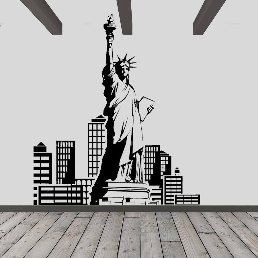 Primary image for Statue Of Liberty Vinyl Wall Decal New York City