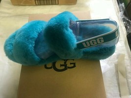 UGG Women's Oh Yeah Slipper Aquatic Blue Size 7 New! - $79.19