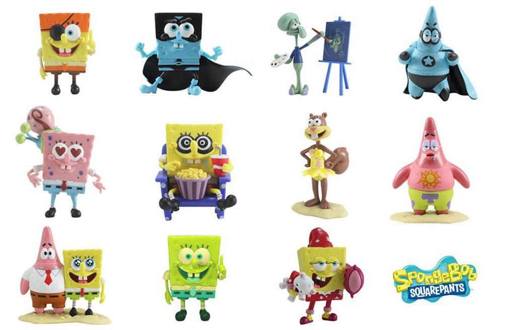 SpongeBob SquarePants Mini Figure World Blind Box Series 1 (Display ...