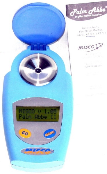 31999 Misco Pa201 Palm Abbe Digital Colostrum Refractometer Brix Scale 0 560 Process 4581