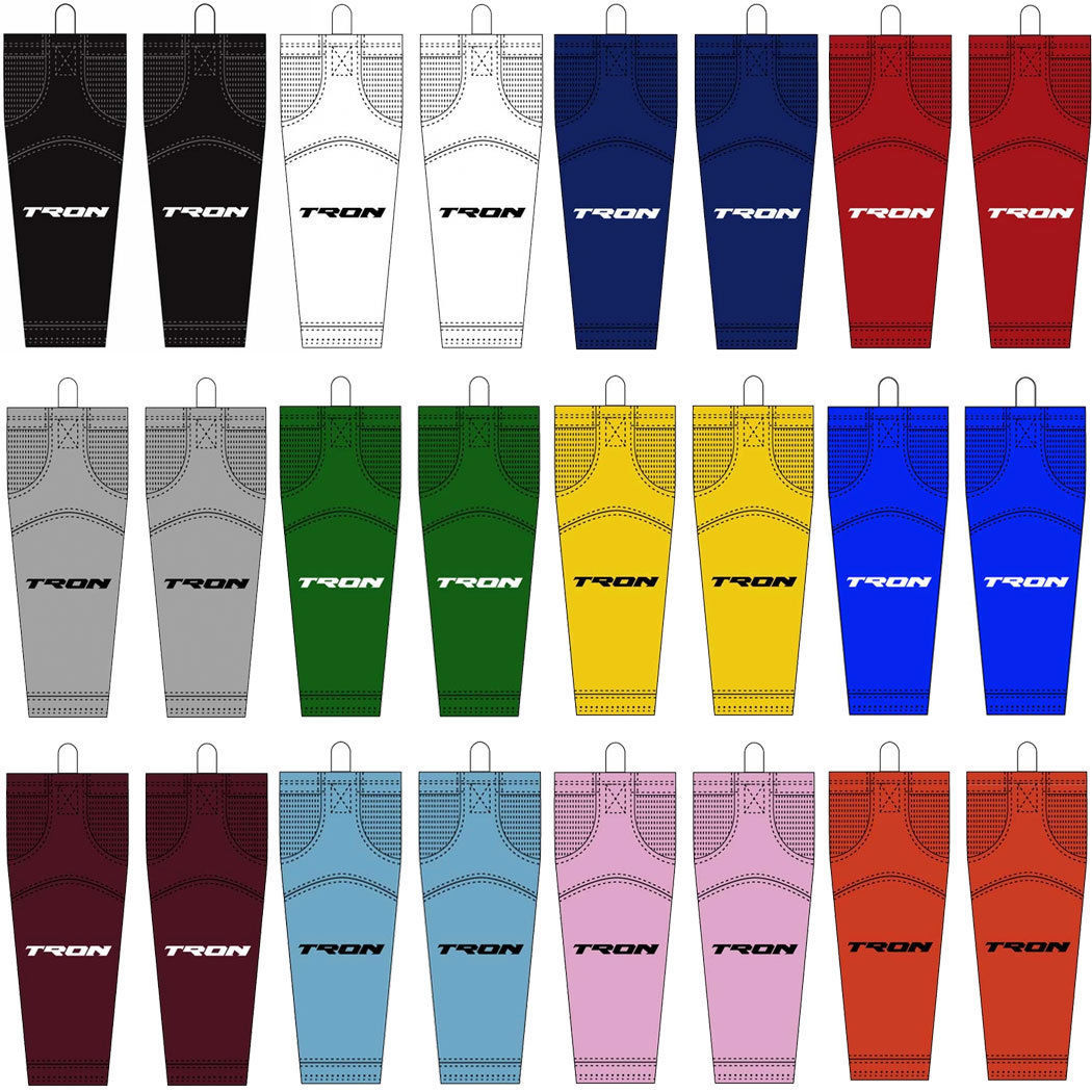 Purple  Hockey Socks DRY FIT Edge Inspired   Sizes   30"   SK100 Tron 
