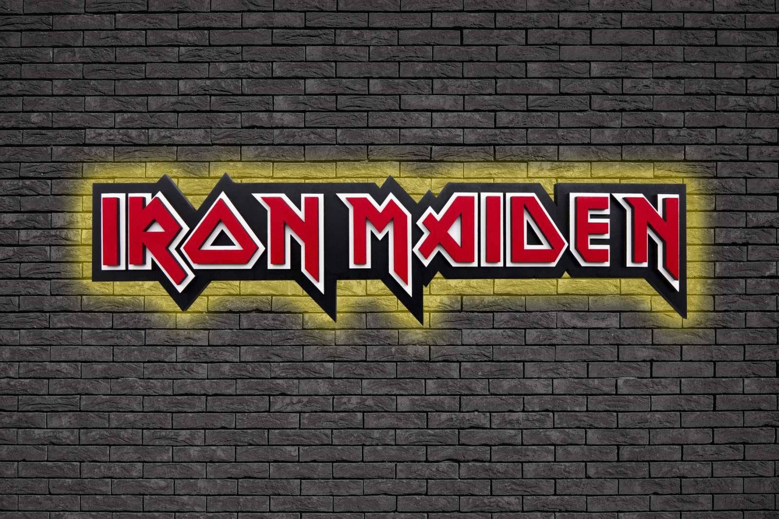 Iron Maiden Sign LED 3D, Iron Maiden Room and similar items