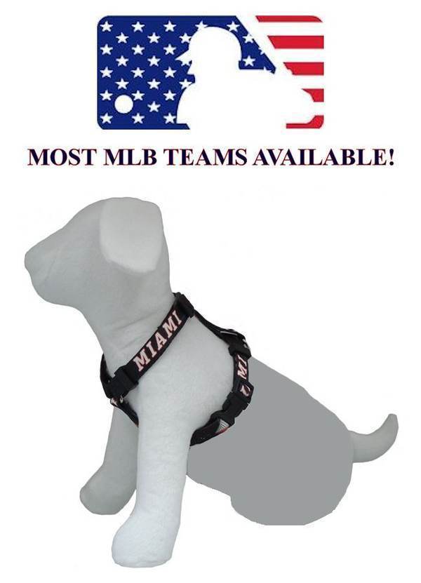 mlb dog harness