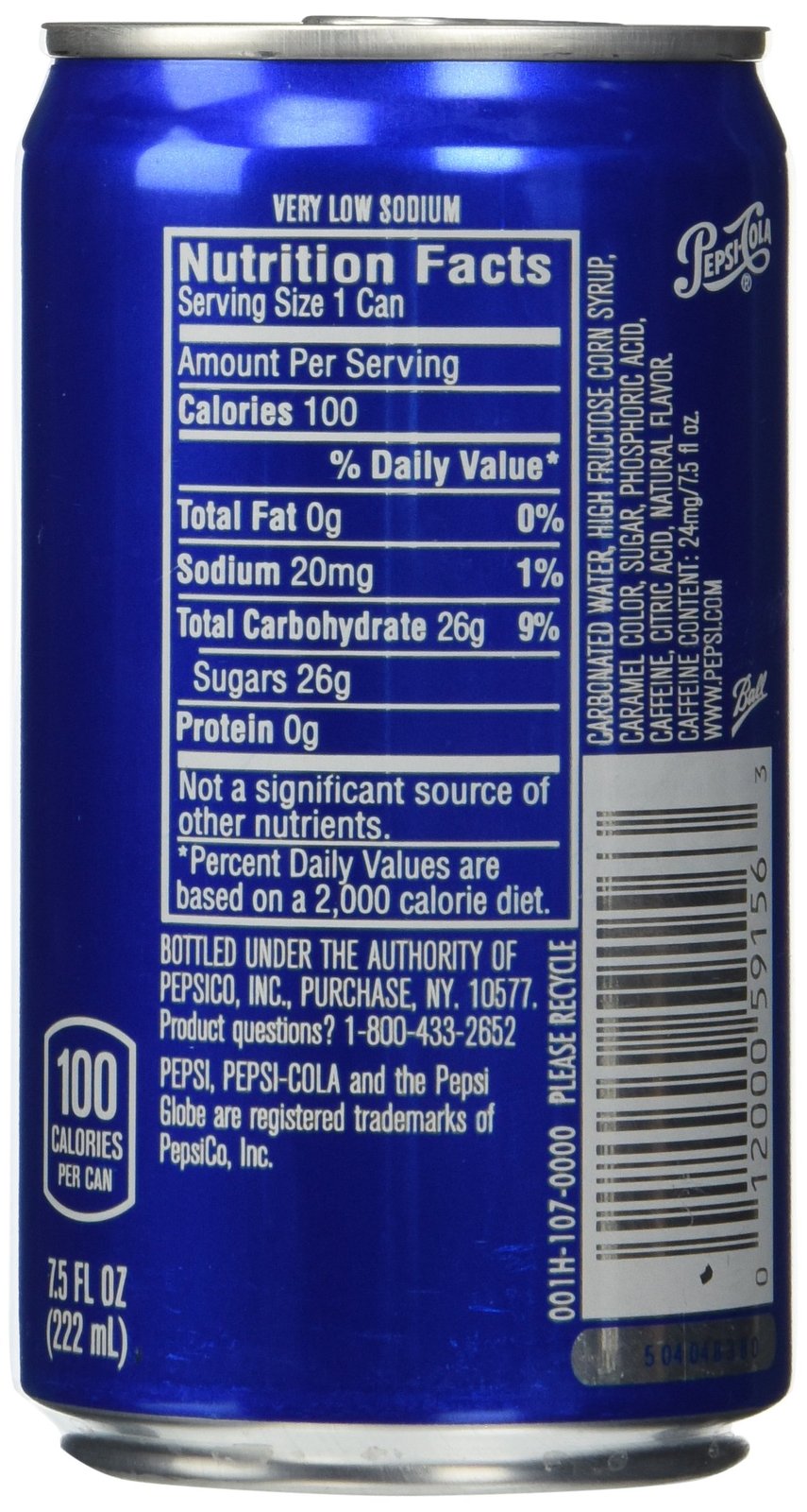 1 Can Pepsi Nutrition Facts – Besto Blog