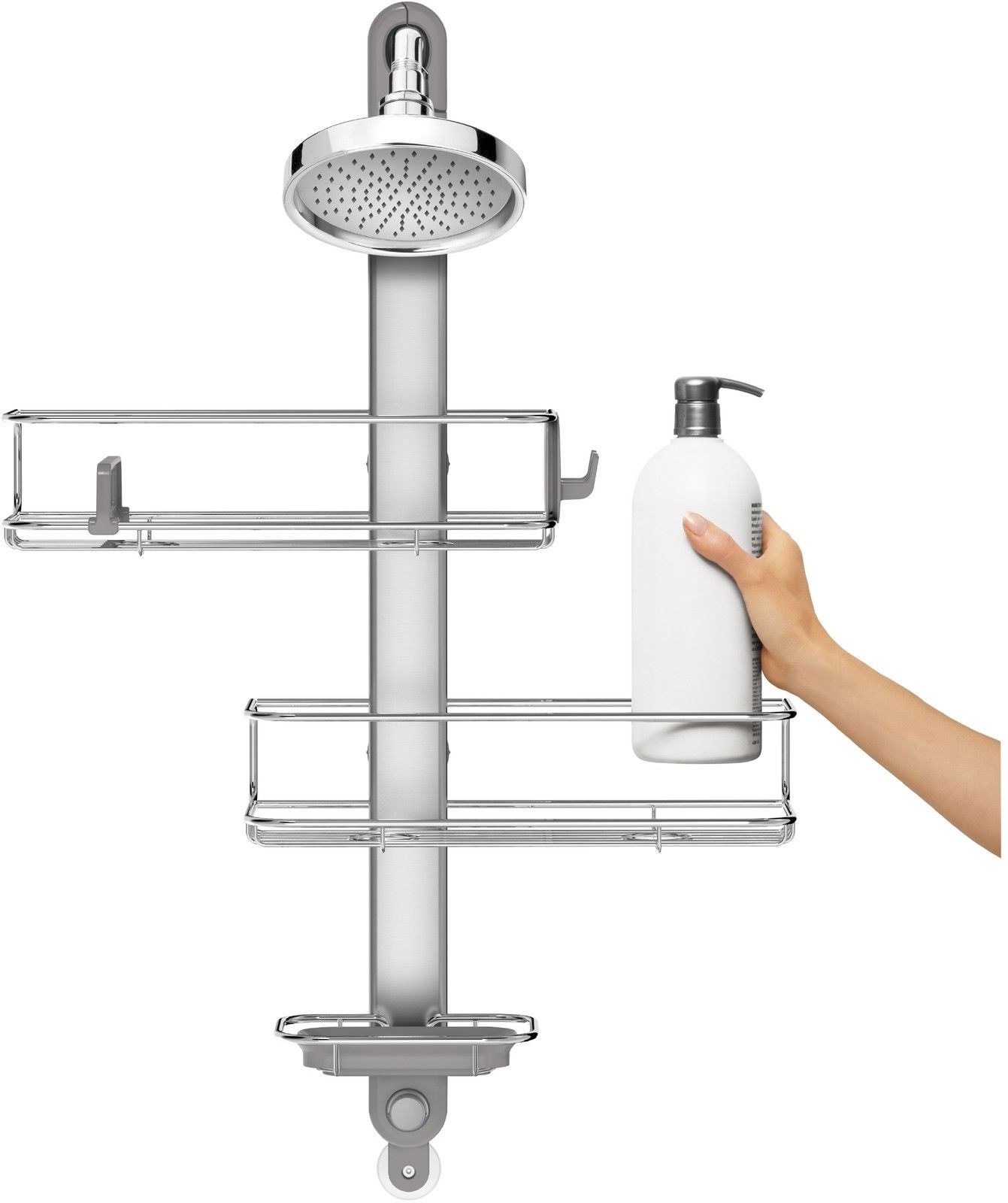tension rod caddy