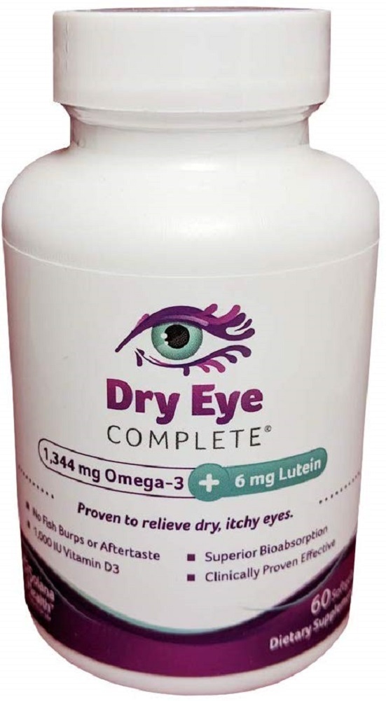 Dry Eye Complete, Formulated for Dry Eyes. Ultimate Vision Health Ingredients Dietary Supplements