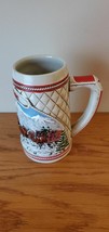 1985 Anheuser Busch Budweiser Holiday Christmas Stein "Snow Capped Mountains" - $14.99