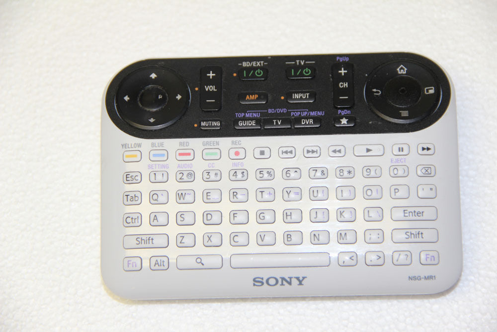 Genuine OEM Sony NSG-MR1 Remote Control QWERTY Keyboard for Google TV