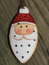 OR-304 Santa Metal Christmas Ornament  - $1.95