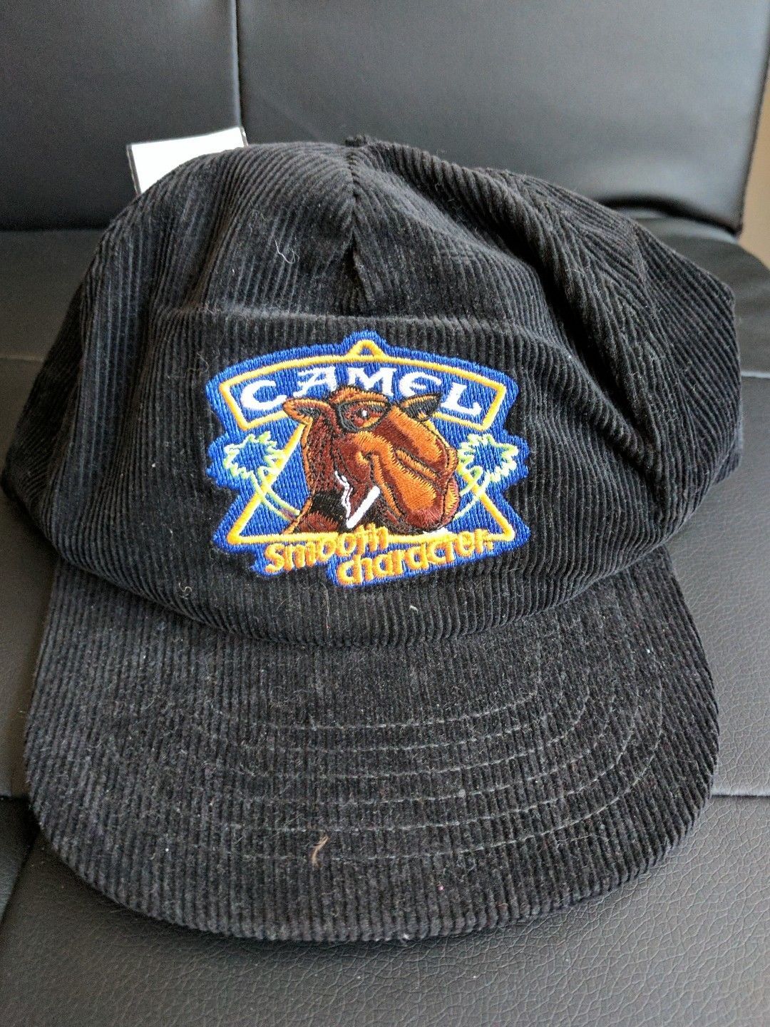90s JOE CAMEL Smooth Character Corduroy Snapback Hat Baseball Cap ...