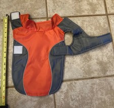 Medium dog Jacket Vest Orange Grey Gray Never used - $11.00