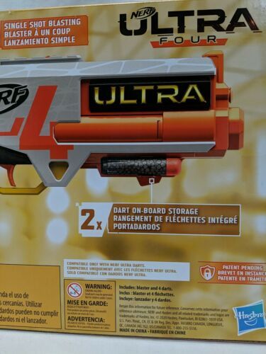 Nerf Ultra Four Dart Blaster 4 Nerf Ultra Darts Single Shot Dart Guns And Soft Darts