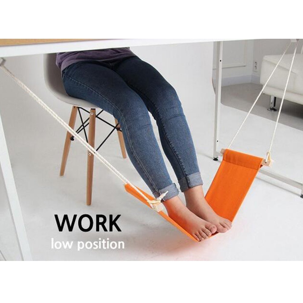 E Support™ Portable Adjustable Mini Foot Rest Stand Office Desk Feet Ha