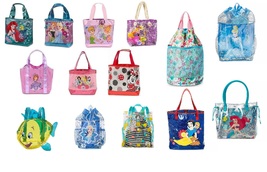 Disney Store Swim Bag Ariel Elsa Anna Sofia Minnie Cinderella Tinker Bel... - $39.95