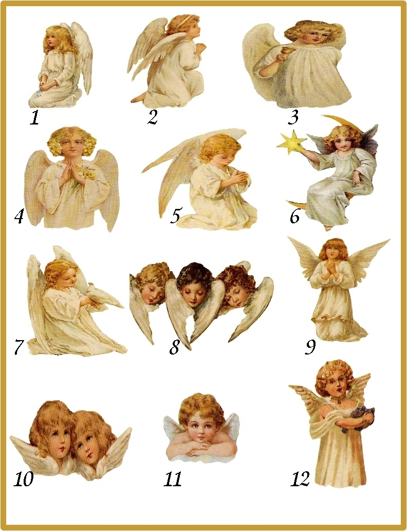 Angel Address Labels - Crafts