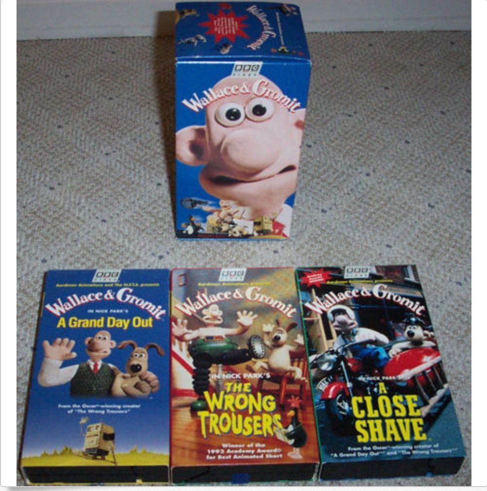 Nip Wallace & Gromit Bbc Video Boxed 3 Vhs and 23 similar items