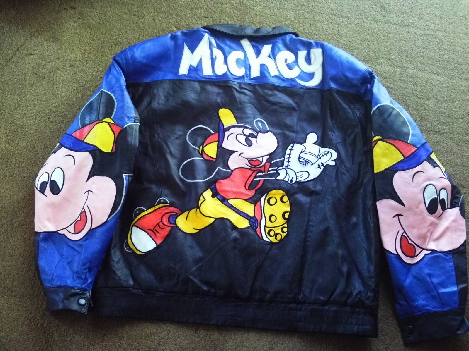 PRE-OWNED/WALT DISNEY/MICKEY MOUSE BASEBALL/MICKEY MOUSE/LEATHER JACKET ...