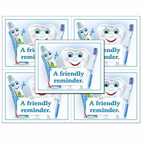Laser Reminder Postcards, Dental Appointment Reminder Postcards. 4 Cards Perfora Other