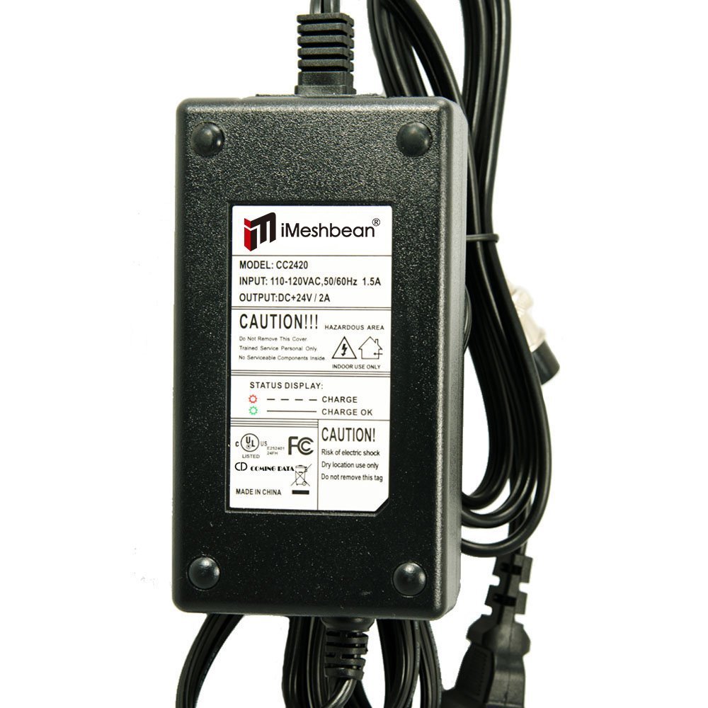 iMeshbean GoGo Ultra X SC40X/SC44X Scooter Battery Charger 24v USA