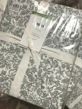 Pottery Barn Gingham Check Sheet Set Navy Blue Queen Cottage Chic Farmhouse New