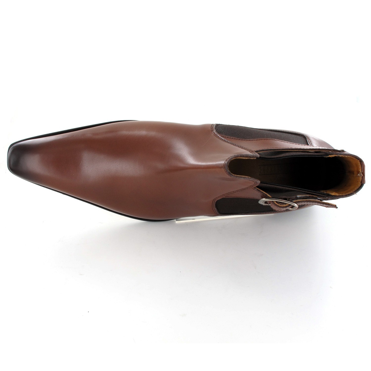 mens brown pointed toe boots