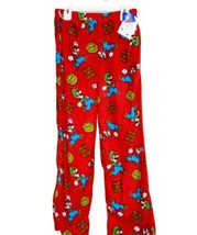 Super Mario Boys Fleece Pajama Bottoms Only Size 14 Flame Resistant New ... - $14.84