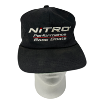 Nitro Performance Bass Boats Mens Black Embroidered K-Products Snapback Hat - $15.19
