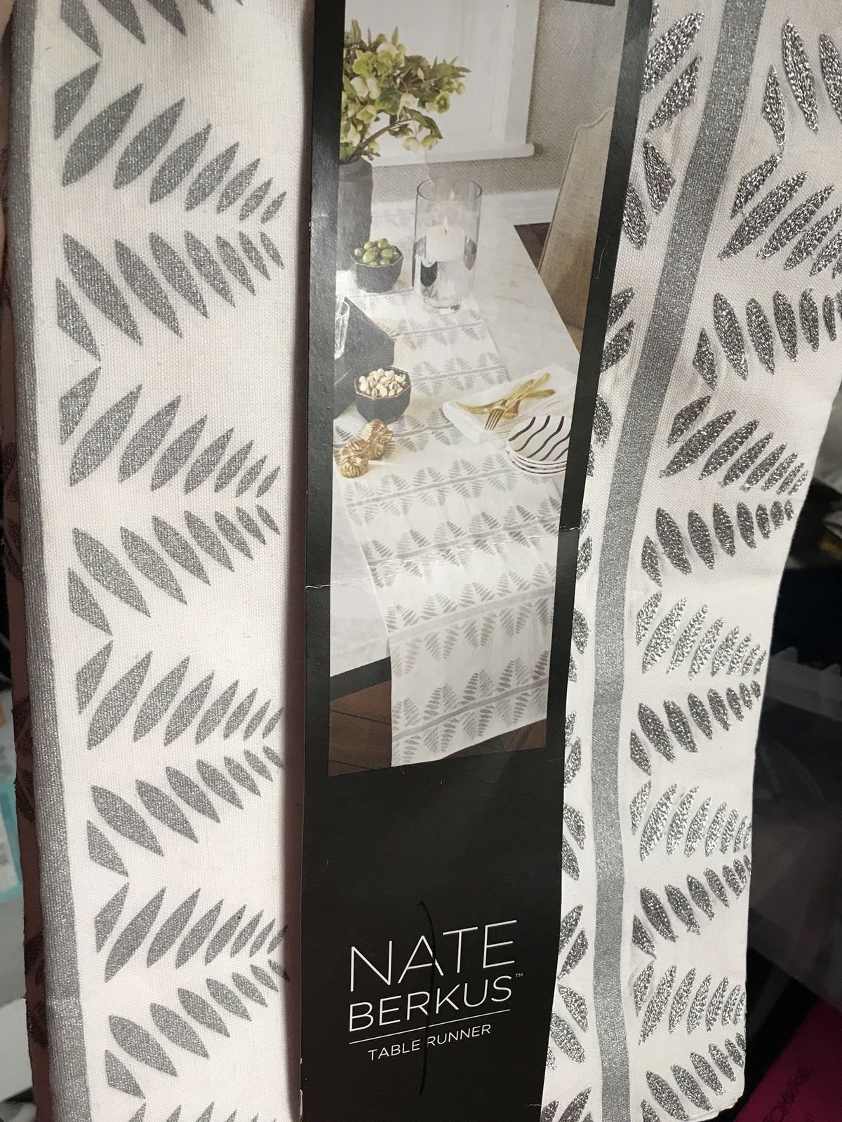 Nate Berkus Embroidered Table Runner