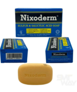 2x NIXODERM Sulfur &amp; Salicylic Acid Soap to combat acne and common skin ... - $28.80