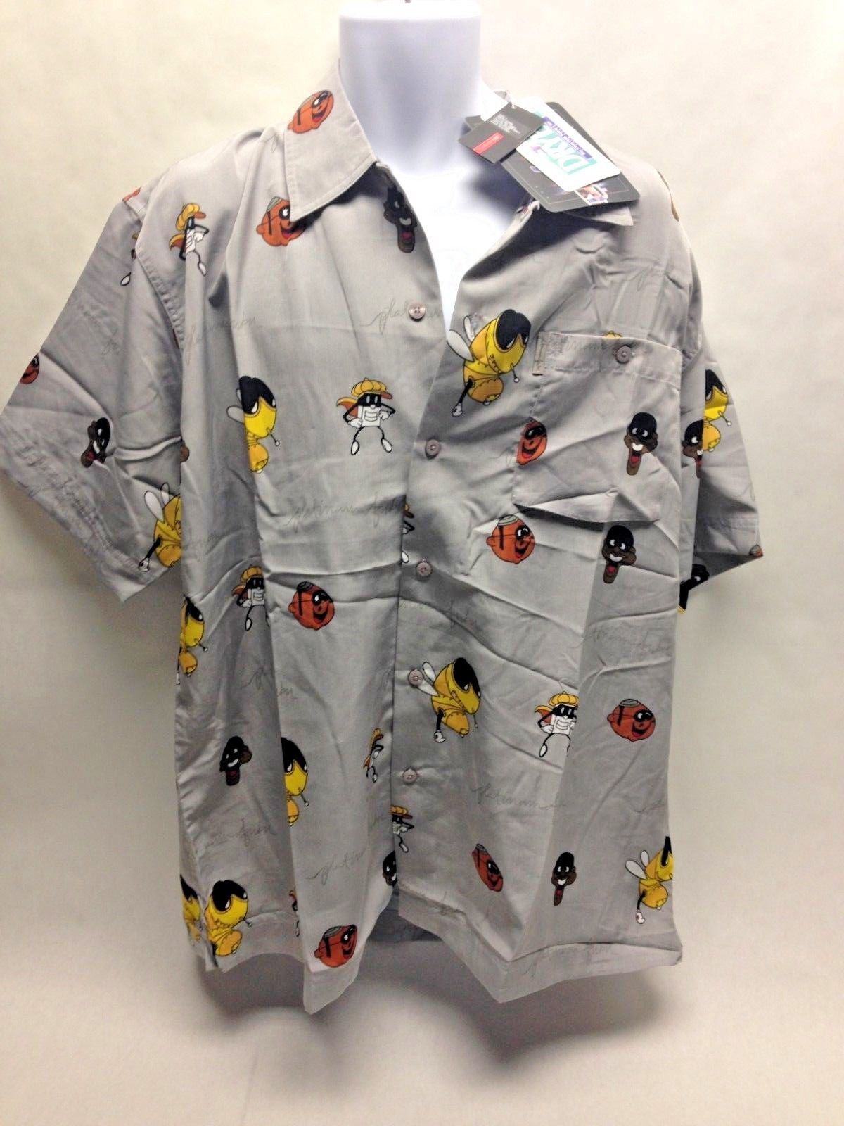 fat albert button up shirt