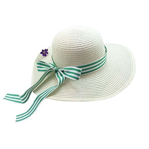 Beach Hat UV Girls Summer Sunscreen Large Brimmed Hat Child Children Folding
