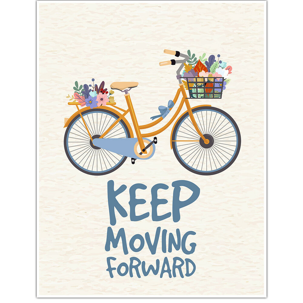 Keep Moving Forward Motivational Wall Art - Posters & Prints
