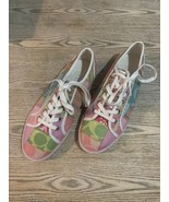 Coach Dawnell Signature patchwork Lace Up Tennis Sneaker Shoes Size 7.5 M - $41.99