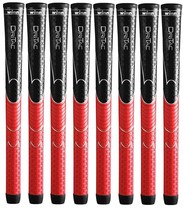 8 x Winn Dri-Tac DriTac AVS Soft Black Red Standard Size Golf Grip 5DT-B... - $55.95