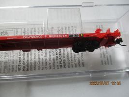 Micro-Trains # 07100592 Providence & Worcester 89' TOFC Flat Car N-Scale image 3