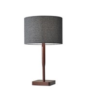 Cozy Cabin Walnut Wood Finish Table Lamp For Home Decor, Perfect Gift - $146.97