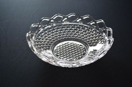 Imperial Glass Laced Edge Crystal Fruit Bowl 10 1/2" - $9.90