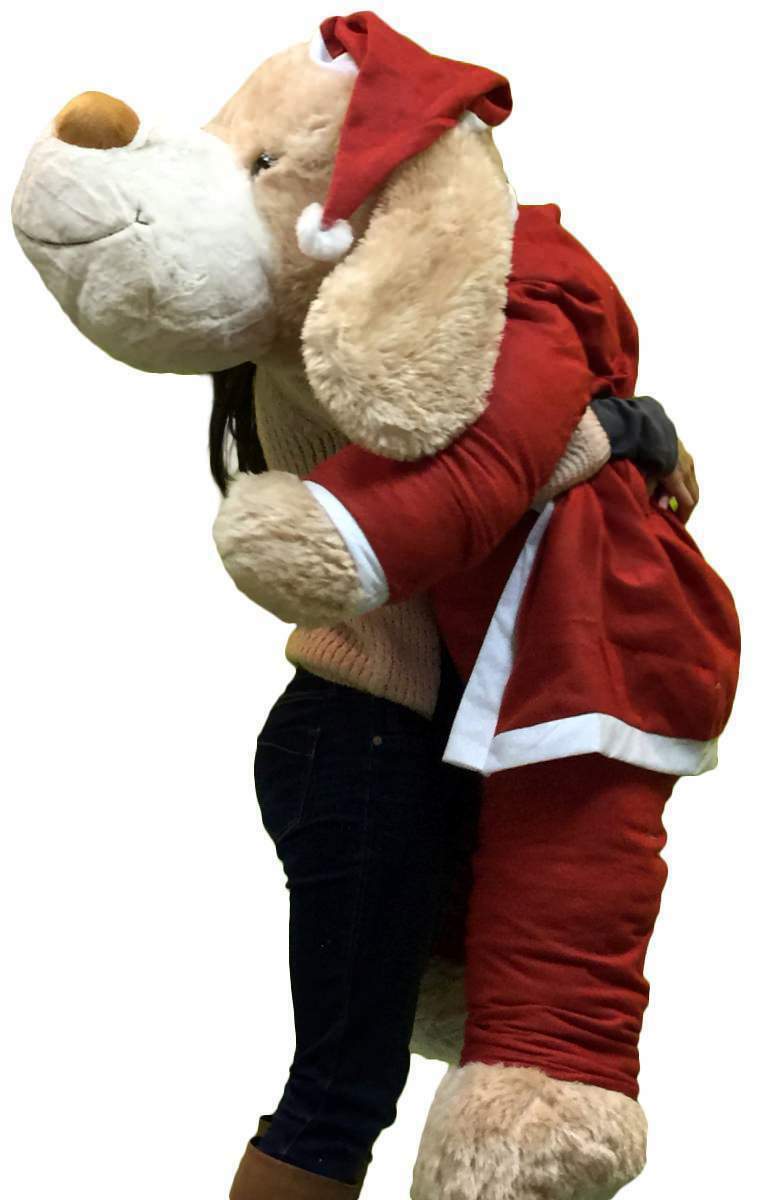 giant stuffed santa