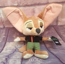 New!Tomy Disney Zootopia Finnick 9" Plush~Fennec Fox Beanbag Stuffed Animal - $11.30